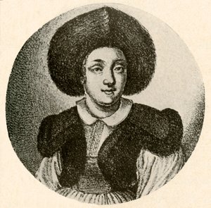 Niederländisches Mädchen mit Pelzmütze und pelzbesetzter Jacke, 1641, 1937 von Unbekannt