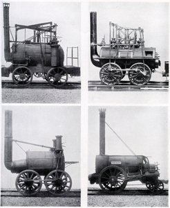 Frühe Lokomotiven, 19. Jahrhundert, um 1920