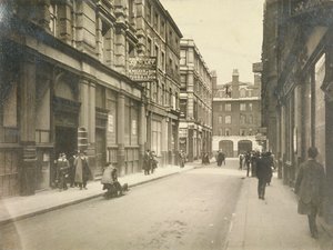 Ostende der Jewin Street, London, um 1920 von Unbekannt