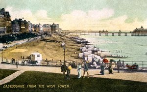 Eastbourne vom Wish Tower, Sussex, frühes 20. Jahrhundert