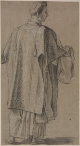 Geistlicher von hinten gesehen, um 1645-48