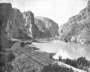 Echo-Klippen, Canyon des Grand River, Colorado, USA, ca. 1900