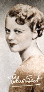 Edna Best, britische Bühnen- und Filmschauspielerin von Unbekannt