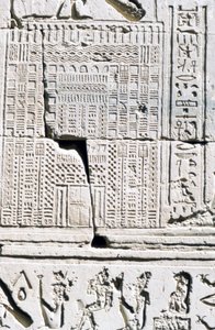 Ägyptischer Kalender, Tempel von Kom Ombo, Ägypten, 2.-1. Jahrhundert v. Chr. von Unbekannt