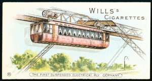 Elektrische Einschienenbahn in Barmen-Elberfeld, jetzt Wuppertal, Deutschland, 1901 von Unbekannt