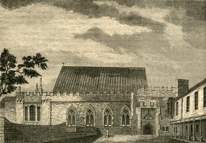 Ely House - Die Halle, ca. 1872 von Unbekannt
