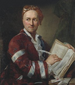 Emer de Vattel Porträt des Neuenburger Gelehrten, ca. 1760