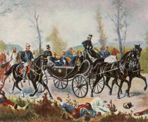 Kaiser Napoleon wird von Bismarck zum König gebracht, 2. September 1870, 1936