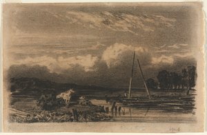 Englische Ansicht, nach Jules Dupré, 1800er