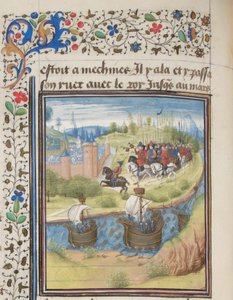 Der englische König Richard I. Löwenherz eroberte 1191 die Insel Zypern. Miniatur aus der Historia von Wilhelm von Tyrus