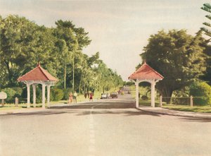 Eingang zum Kings Park, ca. 1947
