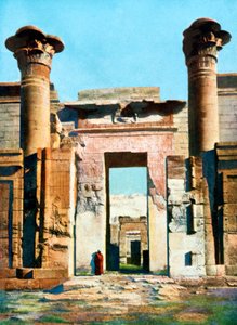 Eingang zum Tempel von Medinet Habu, Ägypten