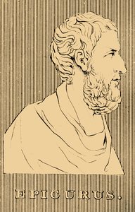 Epikur, 341-270 v. Chr., 1830 von Unbekannt