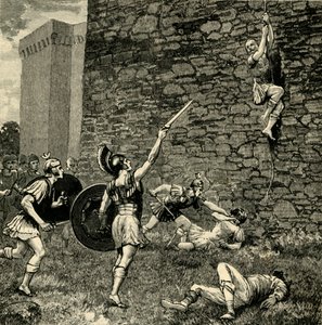 Flucht des jüngeren Marius in Praeneste von Unbekannt