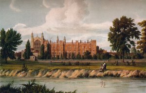 Eton College vom Fluss aus, 1911 von Unbekannt