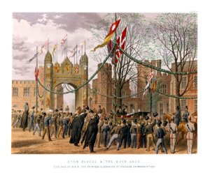 Eton School & The Boys Arch, 19. Jahrhundert