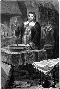 Evangelista Torricelli, italienischer Physiker, Erfinder des Quecksilberbarometers, 1643 von Unbekannt
