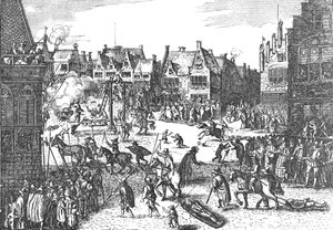 Hinrichtung der Verschwörer des Pulververschwörung 1606