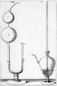 Experimentelle Barometer verwendet von der Accademia del Cimento, Florenz, Italien, 1691