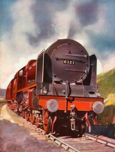 Express-Passagierlokomotive der Royal Scot 4-6-0 Klasse, 1935-36 von Unbekannt