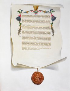 Faksimile-Ausgabe der Magna Carta, englische Urkunde, 1215-1816