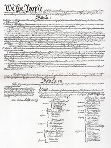 Faksimile der Präambel und Verfassung der Vereinigten Staaten von Amerika, 1901