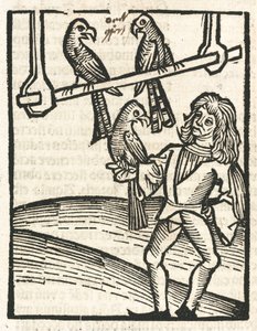 Falkner mit Habichten von Unbekannt