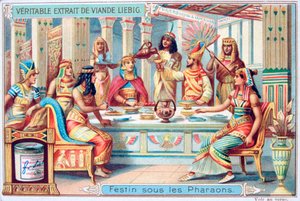 Fest zur Zeit der Pharaonen, Altes Ägypten, ca. 1900 von Unbekannt