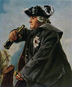 Feldmarschall Keith 1696-1758. - Gemälde von Menzel, 1934