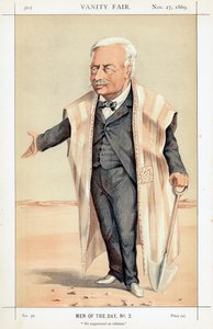 Ferdinand de Lesseps, französischer Diplomat und Unternehmer, 1869 von Unbekannt