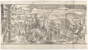 Fest des Neumondes aus dem Fries Ces Moeurs et fachons de faire de Turcz Customs ..., 1553 von Unbekannt
