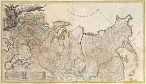 Erste allgemeine Karte des Russischen Reiches, 1745