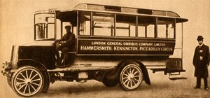 Erster L.G.O.C. Motorbus, 1904, 1933 von Unbekannt
