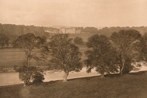 Floors Castle, von der Südseite des Tweed