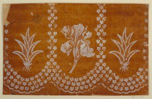 Blumenfeld und Rand von Unbekannt