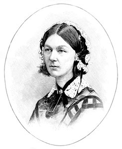 Florence Nightingale 1820-1910, britische Krankenschwester von Unbekannt