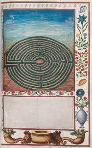 Florilegium: Seite 15 recto Labyrinthgarten