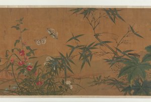 Blumen, Vögel und Insekten von Unbekannt