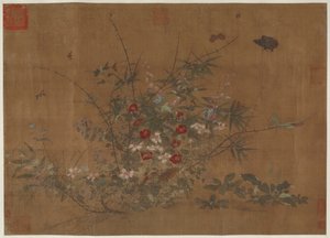 Blumen und Insekten, Ming-Dynastie, 15. Jahrhundert
