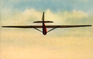 Fluglehrer im Segelflugzeug an der Rhön-Rossitten-Gesellschaft Segelflugschule, Deutschland, 1932 von Unbekannt