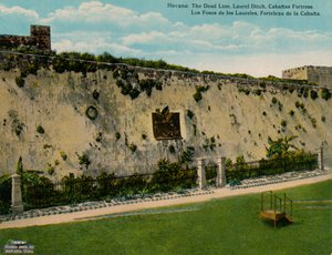 Foso de los Laureles und La Cabana Festung, Havanna, Kuba, um 1920