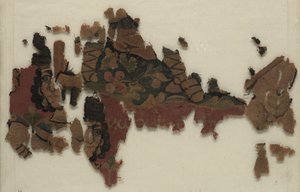 Vier Fragmente von einem Wandbehang: Athena Parthenon, 500er Jahre