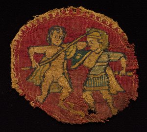 Vier Segmenta von einer Tunika, 650 - 750