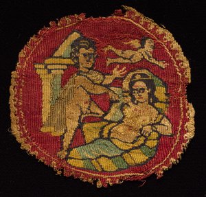 Vier Segmenta von einer Tunika, 650 - 750
