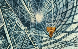 Gerüst eines Zeppelins, 1932 von Unbekannt