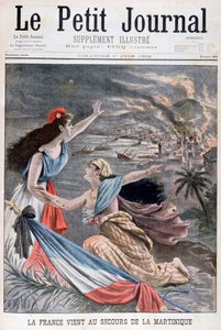 Frankreich unterstützt Martinique, 1902 von Unbekannt