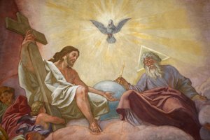 Franziskanerkirche von Wien Jesus, Gott und der Heilige Geist, Wien, Österreich von Unbekannt