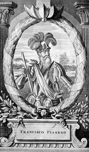 Francisco Pizarro, spanischer Konquistador des 15. Jahrhunderts, 1671 von Unbekannt