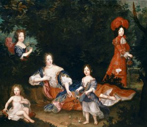 Françoise-Athénaïs de Rochechouart, Marquise de Montespan 1640-1707 und ihre Kinder
