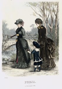 Freja illustrierte skandinavische Modezeitung 1882, Illustration Nr. 21 von Unbekannt